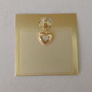 Aqua heart charm